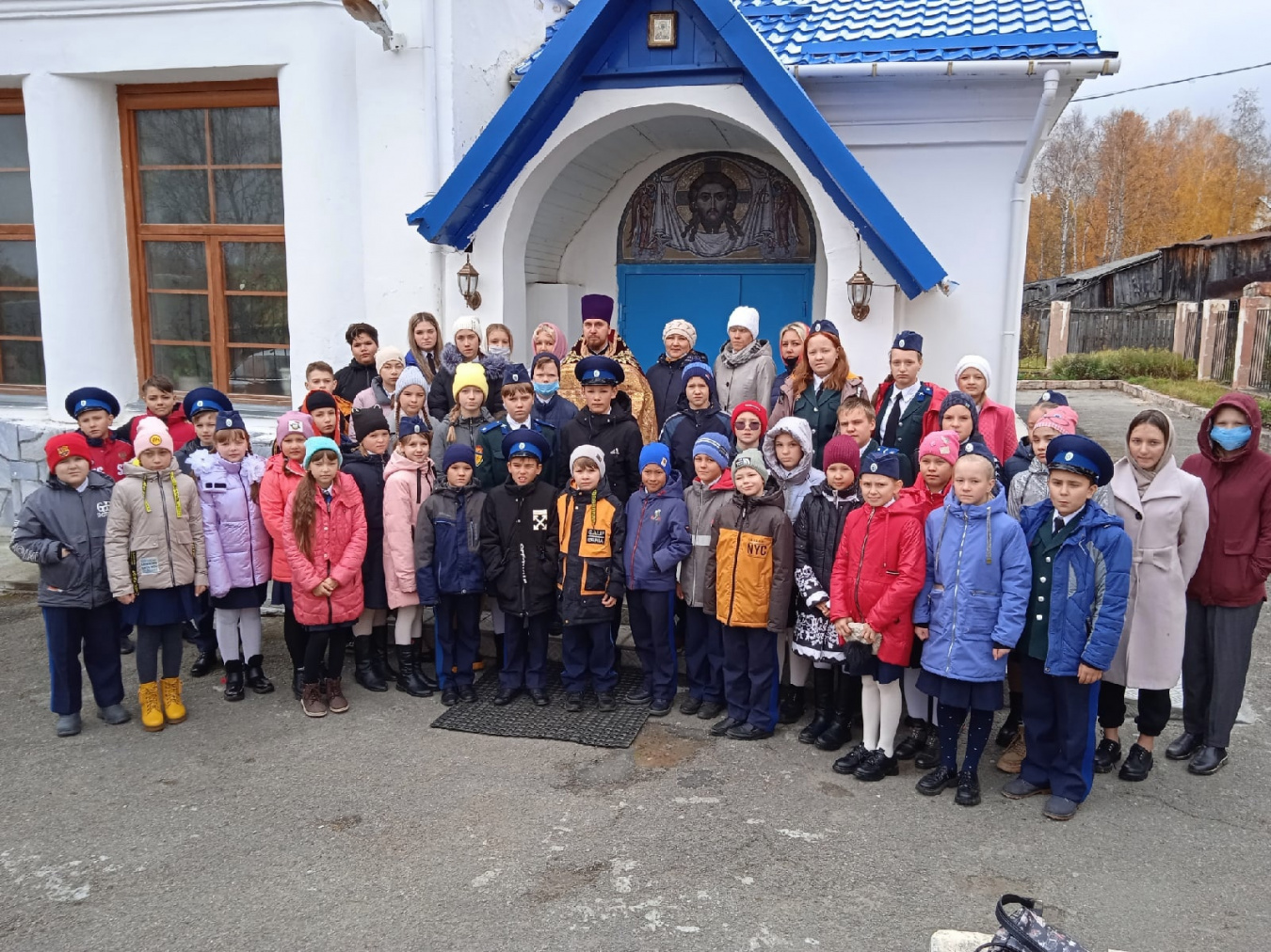 Кадеты поселка Магнитка получили благословение на новый учебный год