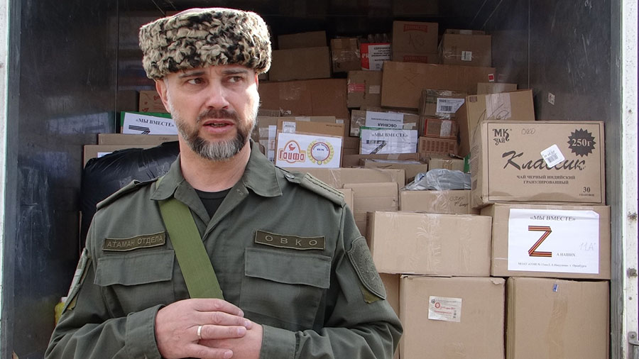 В Оренбургской области казаки продолжают собирать гуманитарную помощь