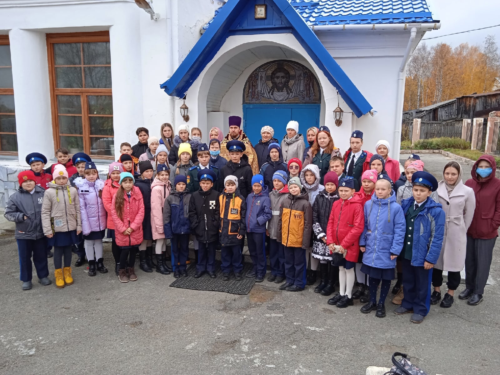 Кадеты поселка Магнитка получили благословение на новый учебный год