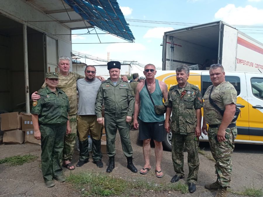 Казаки «Исетской линии» доставили гуманитарный груз на Донбасс