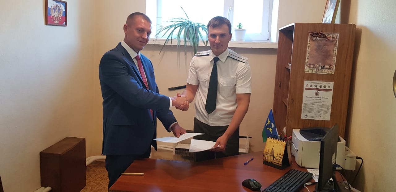 Партнерству быть: казаки Четвертого отдела ОКВ подписали соглашение о сотрудничестве кандидатом в депутаты В.В. Рукавишниковым 