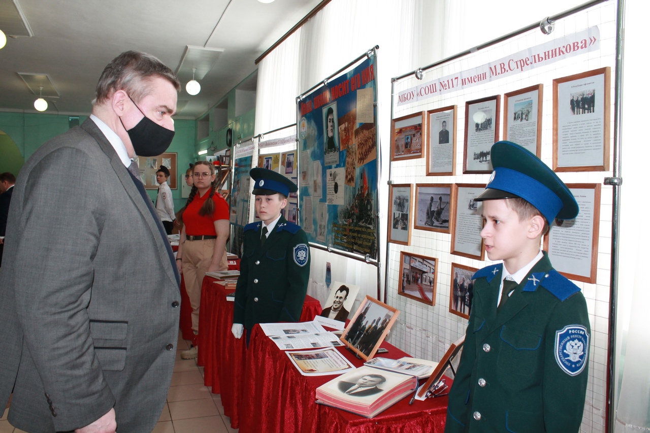 Сорочинские казачата представили вице-губернатору Оренбургской области свою школу и кадетское казачье движение округа