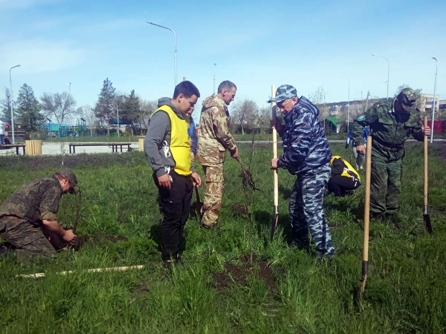 В Челябинской области казаки присоединились к акции «Сад памяти»