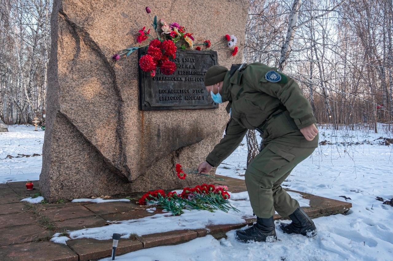 Челябинские казаки почтили память жертв политических репрессий