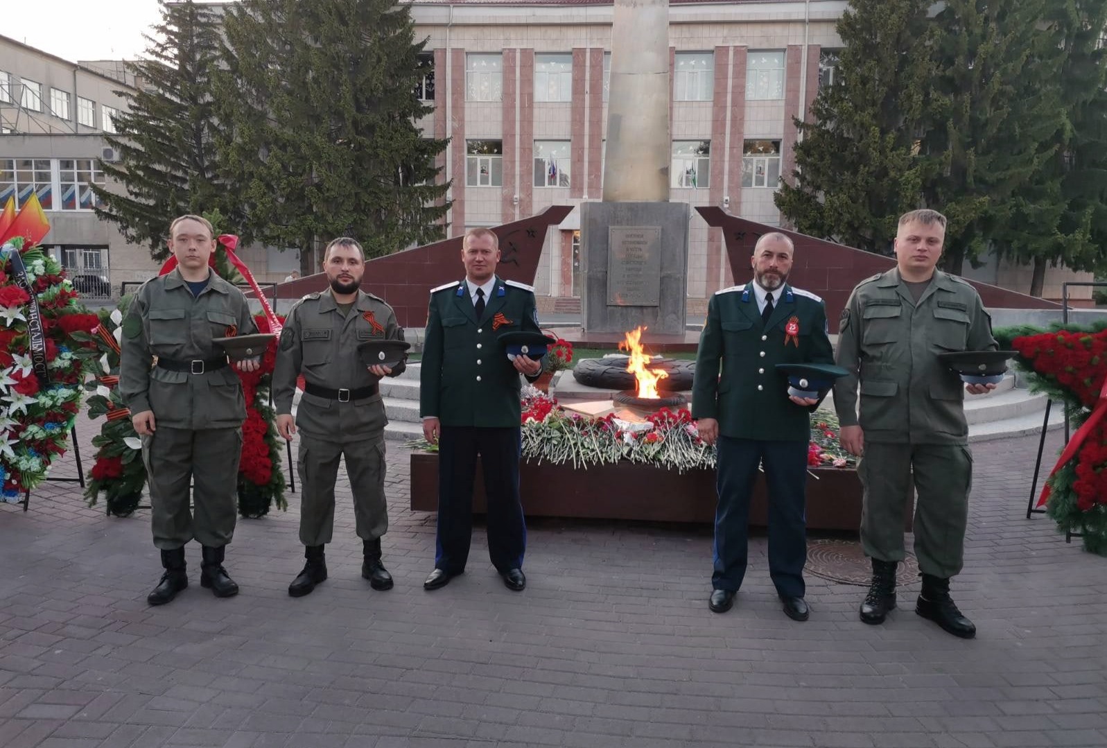 Казаки Оренбургского казачьего войска отметили День Победы 