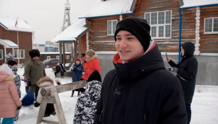 Детские зимние забавы по-казачьи