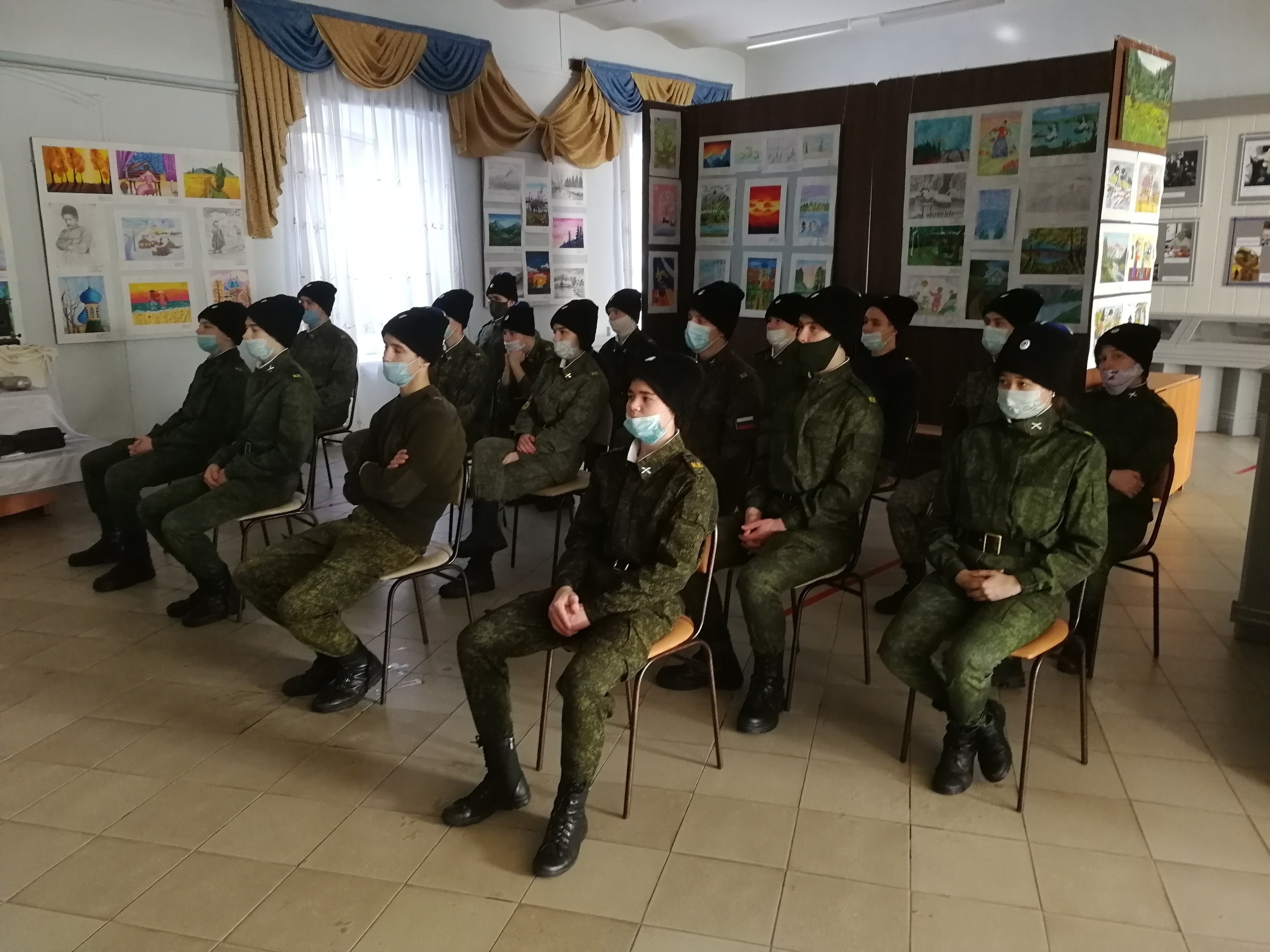 Верхнеуральские кадеты посетили мероприятие, посвященное блокаде Ленинграда