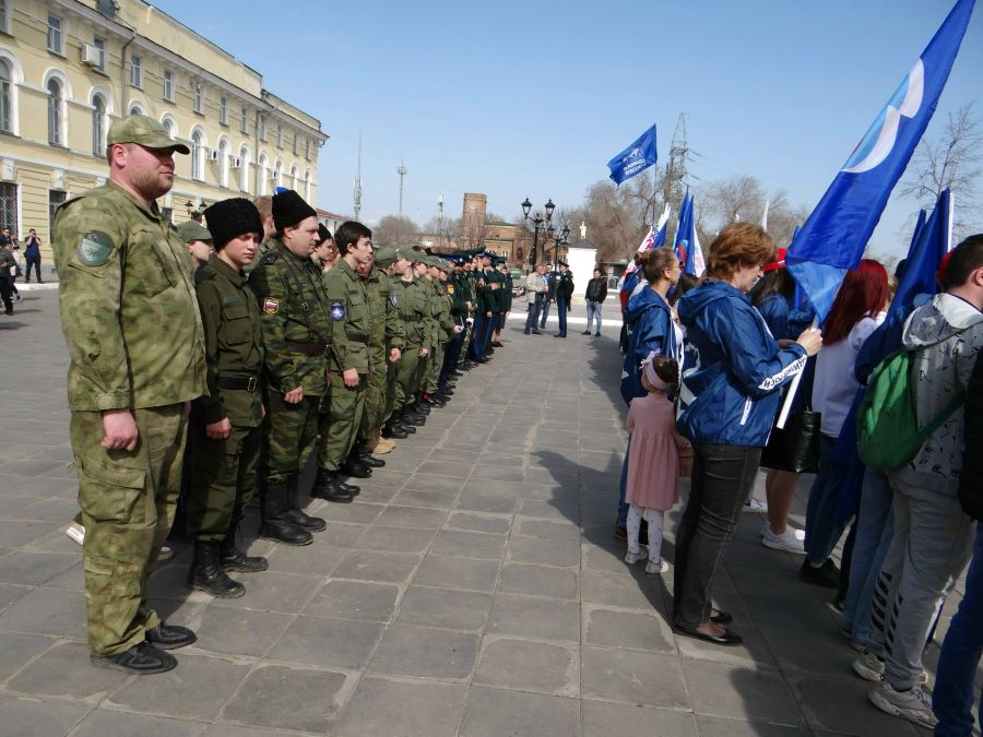 Молодые казаки в Оренбурге присоединились к Всероссийскому дню единых действий в память о геноциде советского народа