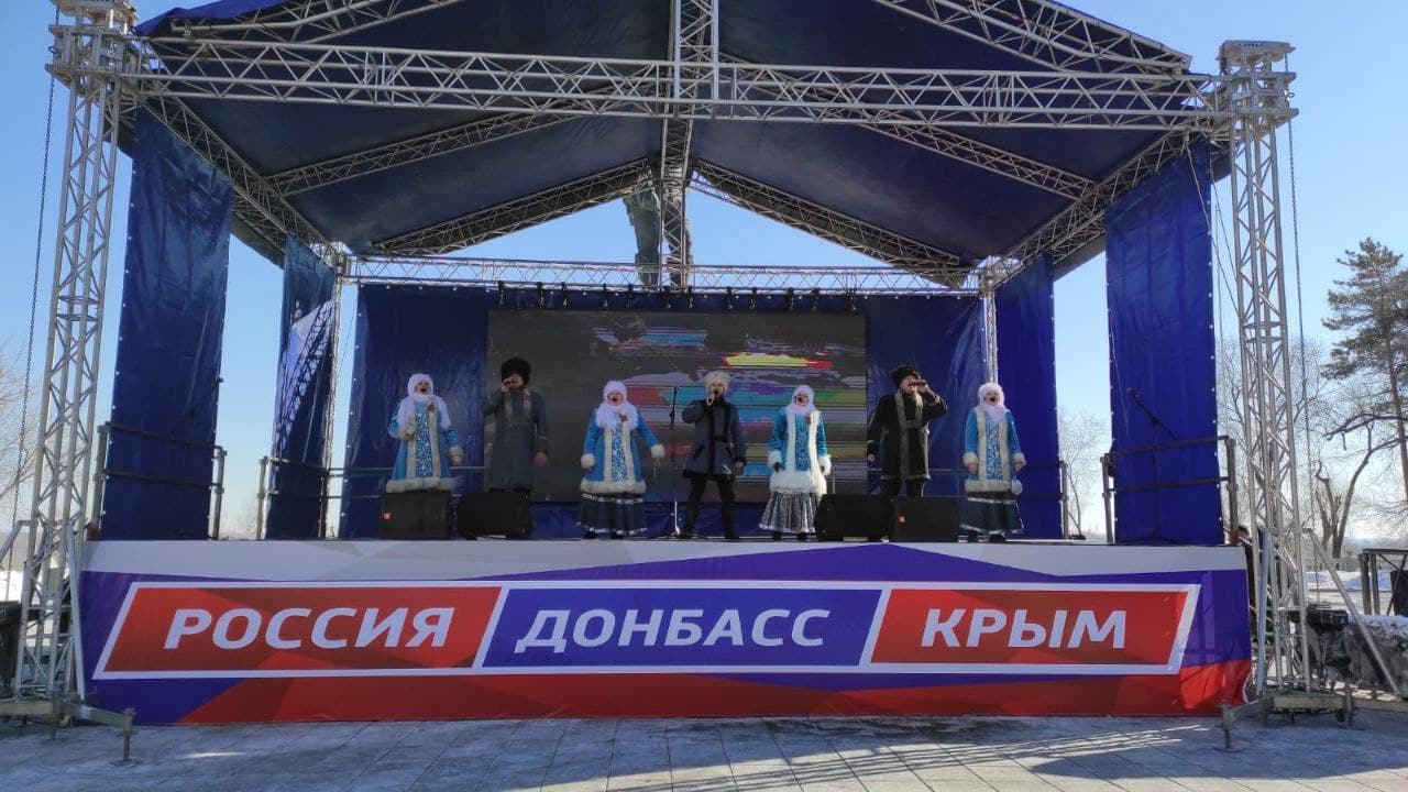 Крымскую весну казаки Оренбуржья торжественно встретили в вместе с земляками Крымскую весну казаки Оренбуржья торжественно встретили в вместе с земляками