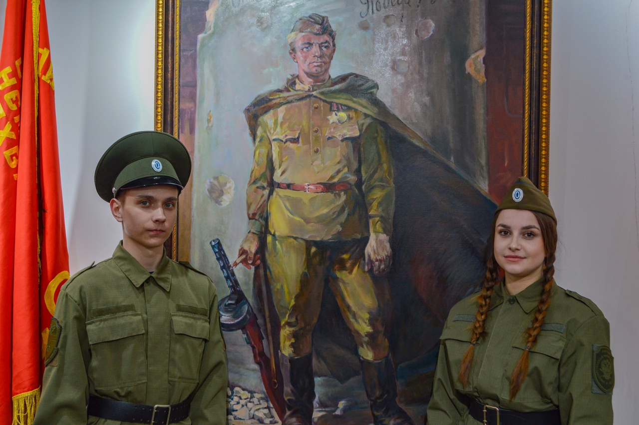 Юные казаки из Оренбурга приобщились к истории Великой Отечественной войны