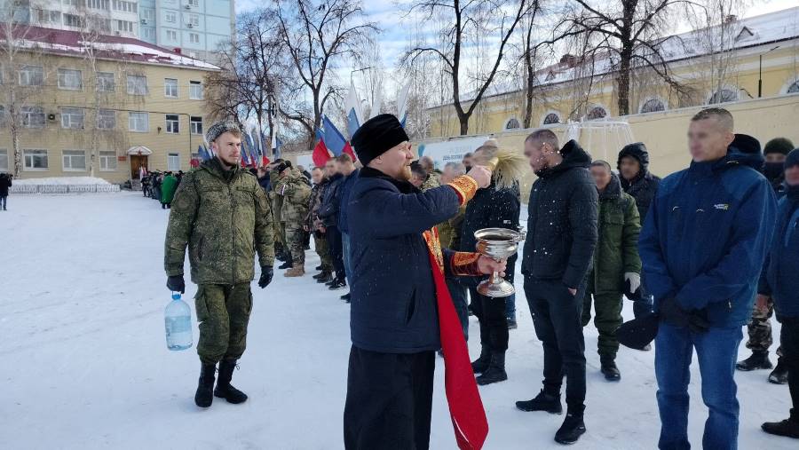 Из Оренбурга на СВО отправился одиннадцатый отряд казаков добровольцев Оренбургского войскового казачьего общества