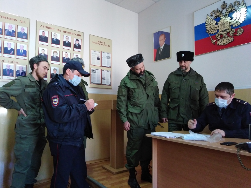 Казаки контролируют соблюдение режима самоизоляции жителей Оренбургской области