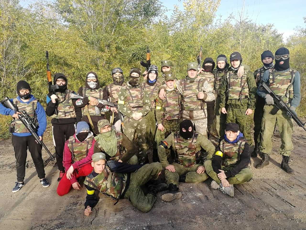 Верхнеуральские кадеты потренировались играть в страйкбол