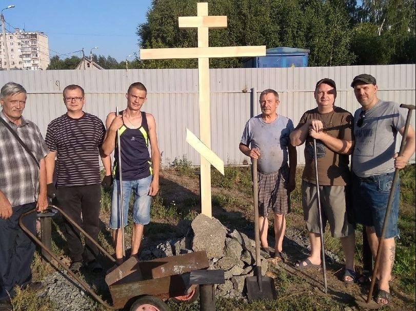 В Челябинске казаки помогают строить храм в честь Табынской иконы Божией Матери