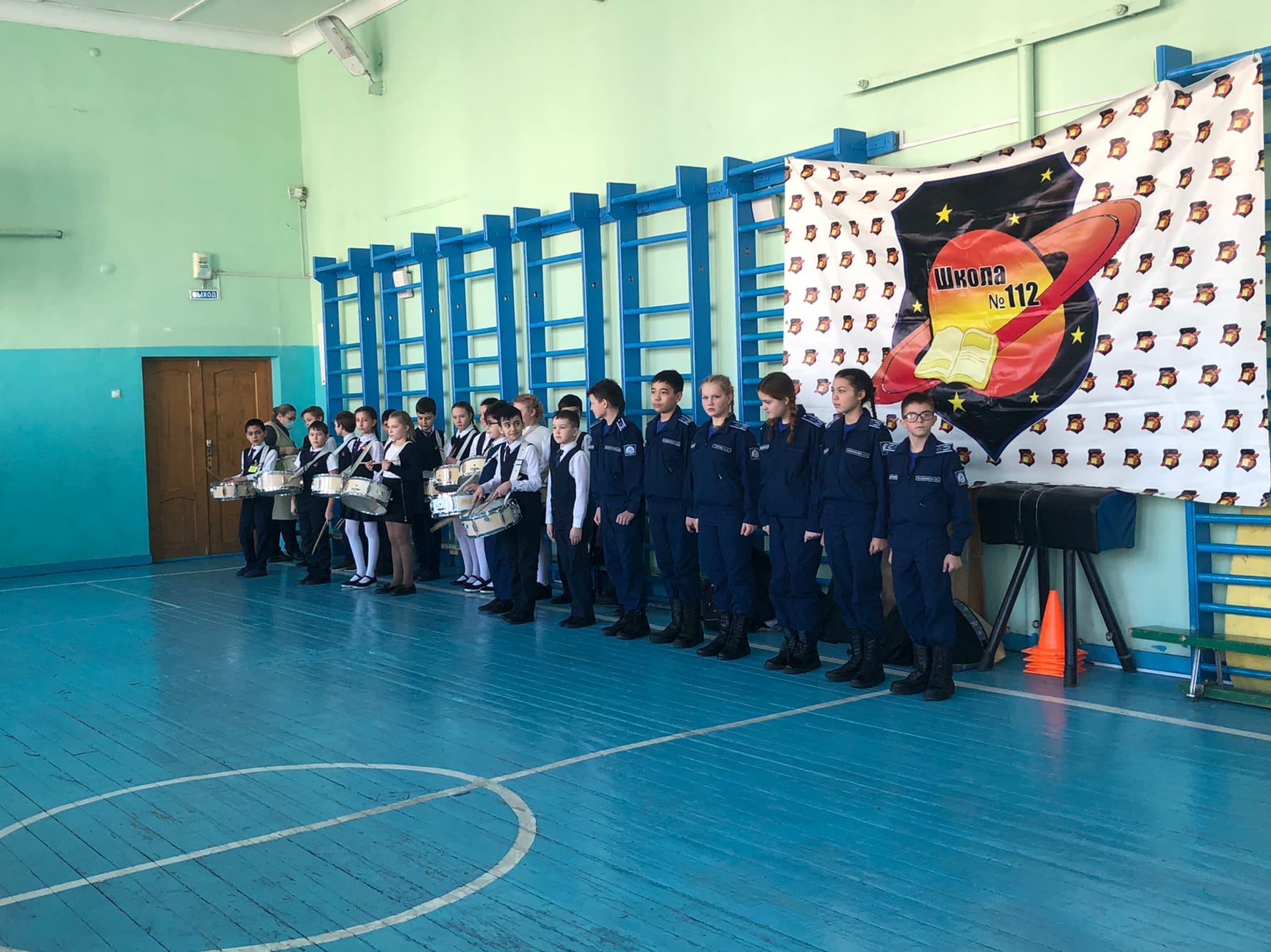 В Екатеринбургской казачьей кадетской школе в рамках Месячника защитника Отечества прошла торжественная линейка