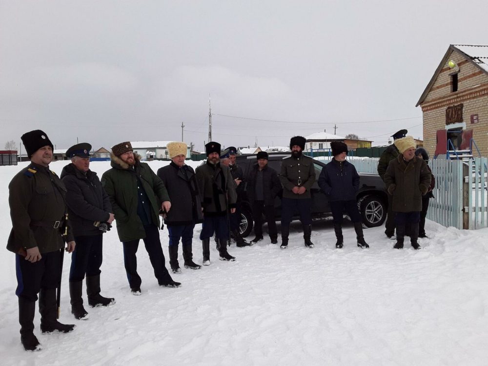 В станице "Кособродская" Челябинской области прошел станичый круг казаков