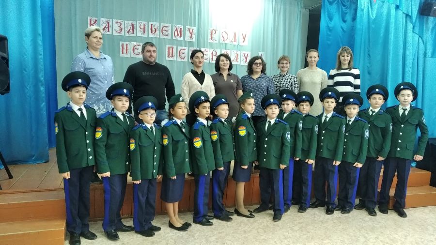 В селе Оренбургской области открылся новый казачий кадетский класс