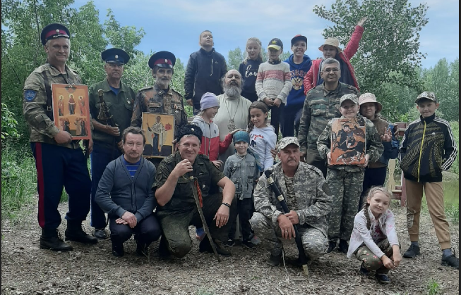 Казаки Первого отдела ОКВ провели урок патриотического воспитания 