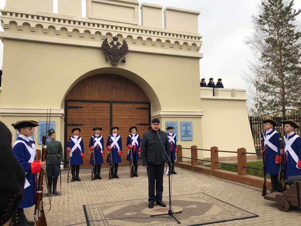 В Оренбурге появился новый арт-объект, связанный с историей казачьего войска