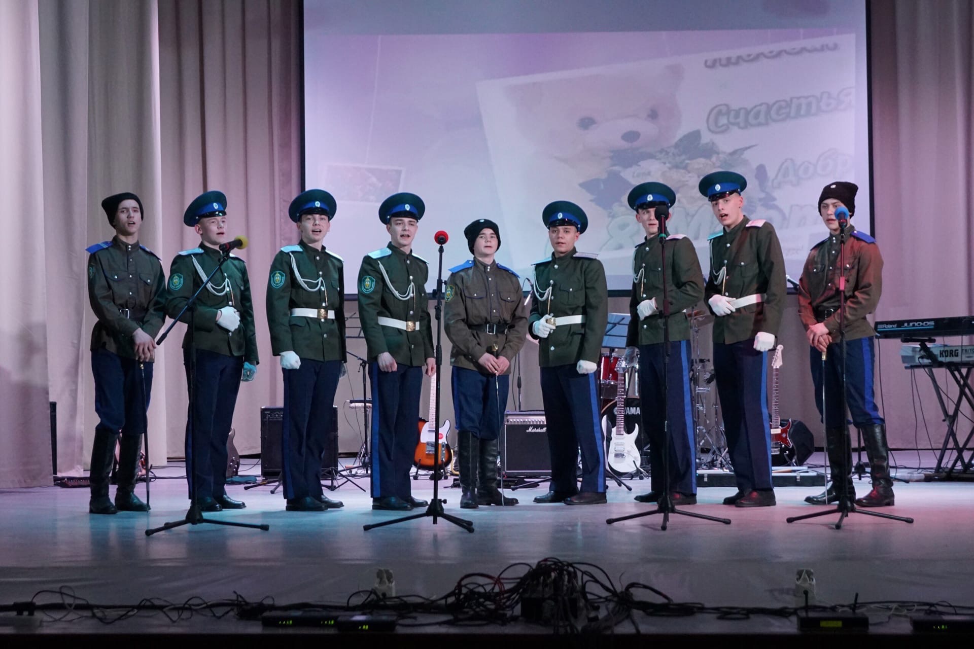 Верхнеуральские кадеты стали призерами районного конкурса патриотической песни