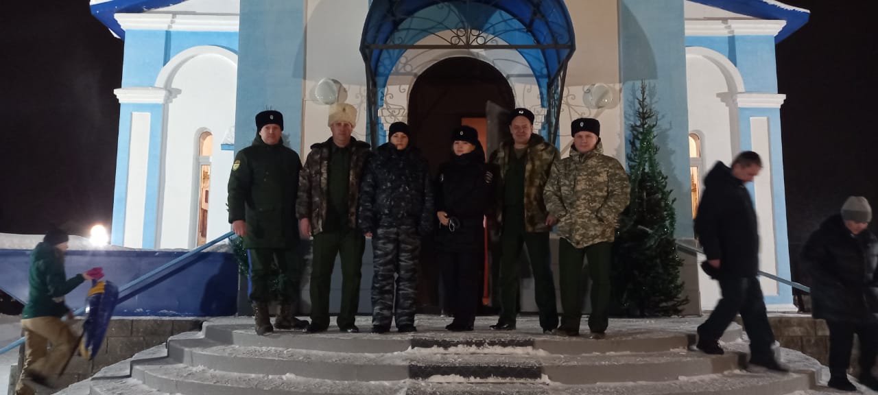 Как прошли январские праздники для казаков Четвертого отдела ОКВ