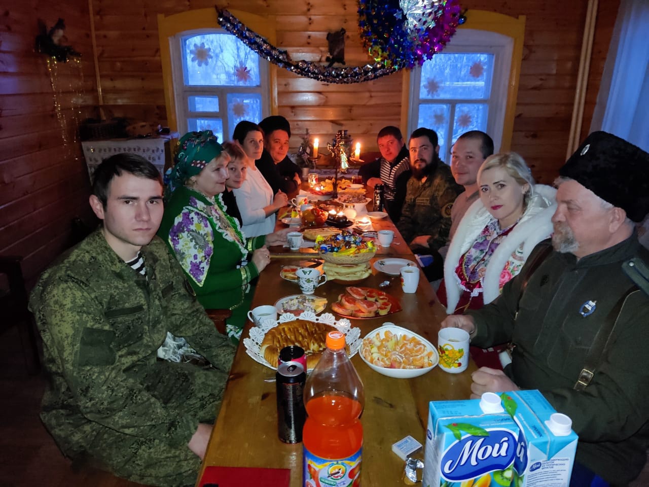 В Челябинской области казаки провели рождественскую вечёрку